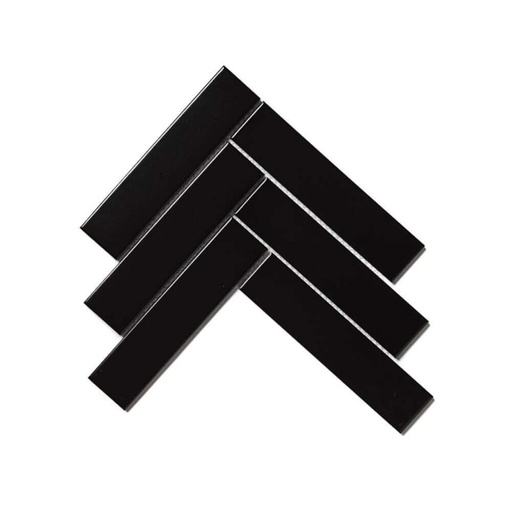 [G833] Gạch Mosaic xương cá đen mờ 318,5x244mm G833 (1h/1.43m/20vi)