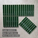 Mosaic Gốm Que 30x200mm Men Bóng Màu Xanh M30212