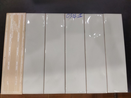 [GR031PM] Gạch thẻ Việt Nam 75x300mm xám bóng lượn mã 0303-1(GR031PM) loại 1