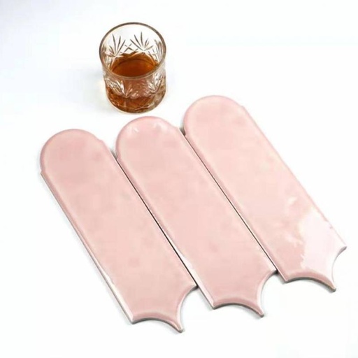 [HCM M9316-B] Gạch thẻ Trung Quốc, Hồng nhạt lông vũ, KT 90x308 mm, M9316-B (1 hộp/ 40 viên/ 1m2)