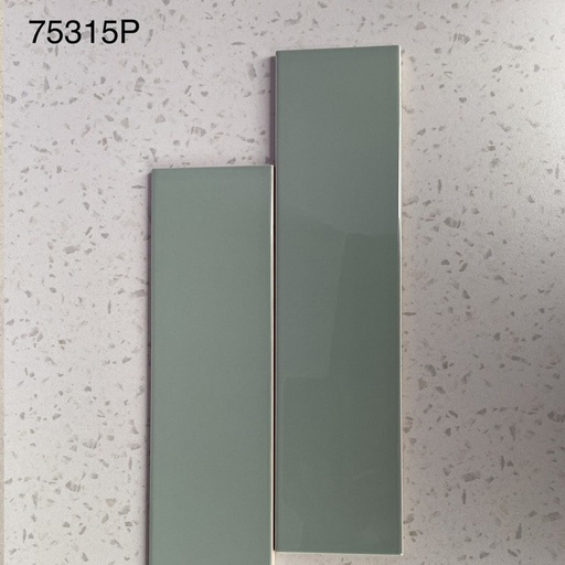 [STA75315P] Gạch thẻ L1 xanh mint bóng phẳng 75x300 mã STA75315P
