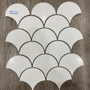 Gạch mosaic vảy cá trắng mã S8519