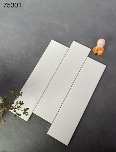 [2719A] Gạch thẻ xương bóng phẳng KT 75x300mm (2719A)