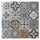 Gạch bông Trung Quốc, men mờ xương porcelain, KT 200x200mm, MHB258 (1 hộp/25 viên/1m2)