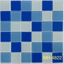 Gạch mosaic thủy tinh 48x48mm MH 4822