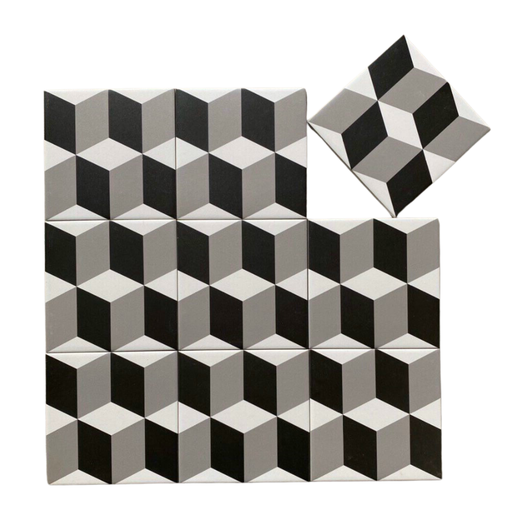 [DSH-F2091] Gạch Bông 200x200 Men Matt F2091