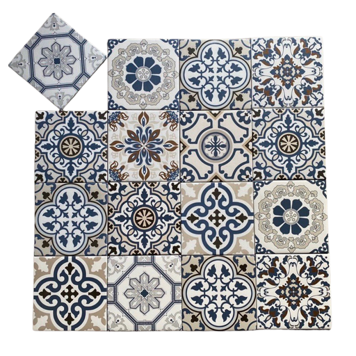 [DSH-20109] Gạch Bông Mix 200x200 Men Matt 20109