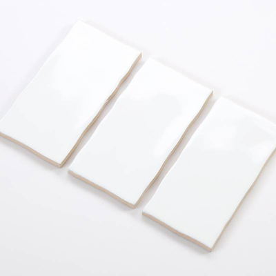 [DSH-M751500LY] Gạch thẻ trang trí lượn sóng trắng mờ cạnh KT 75x150mm M751500LY