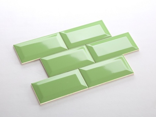 [DSH-M751506X] Gạch thẻ xanh cốm bóng vát cạnh 75x150mm M751506X