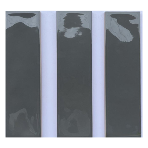 [DSH-M6803H] Gạch thẻ gợn sóng xám 68x280mm M6803H