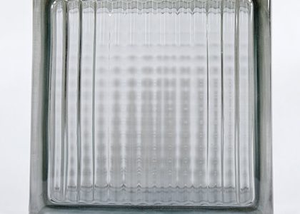 [MTGK00101] Gạch kính Indonesia sọc đũa màu xám MTGK 00101