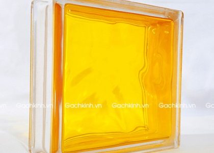 [MTGK00134] Gạch kính Indonesia màu vàng tươi MTGK 00134