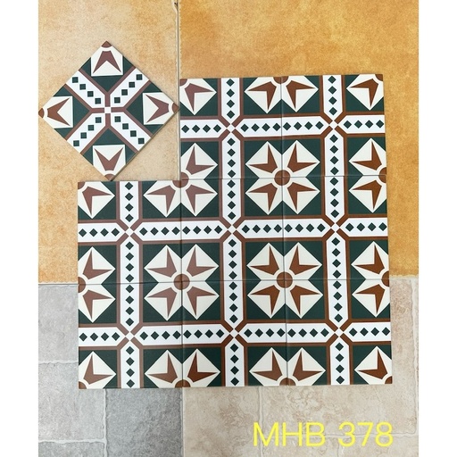 [MHB378] Gạch Bông 200x200mm MHB 378