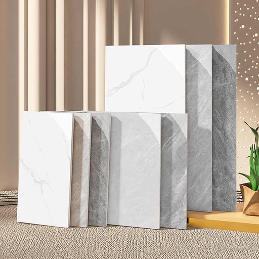 [106830069357] Gạch bóng toàn thân vân đá 400x800mm