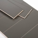 Gạch thẻ xám đậm mờ phẳng kt 75*300mm GRY312M