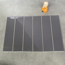 Gạch thẻ xám đậm bóng phẳng 50x200mm mã STA50209