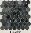 Đá mosaic tự nhiên lục giá L425P004