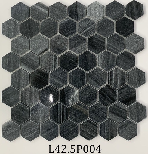 [L425P004] Đá mosaic tự nhiên lục giá L425P004