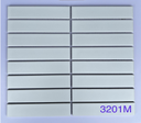 Gạch Mosaic Que Đũa Màu Trắng 32x145mm